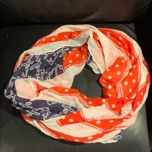 Sperry anchors and stripes scarf